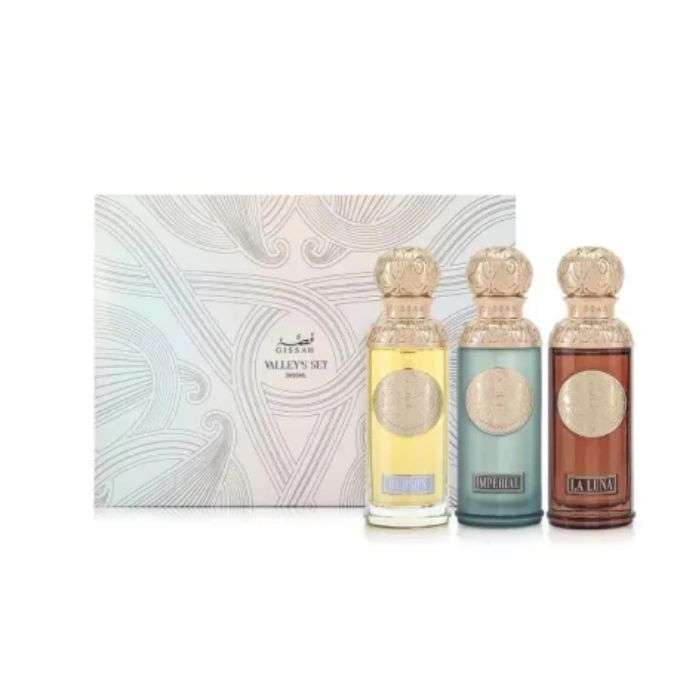 GISSAH PARFUM VALLEYS SET 350ML