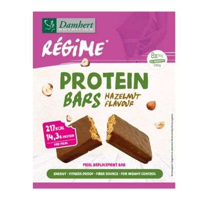 DAMHERT REGIME BARRES DE REPAS NOISETTES PACK DE 8