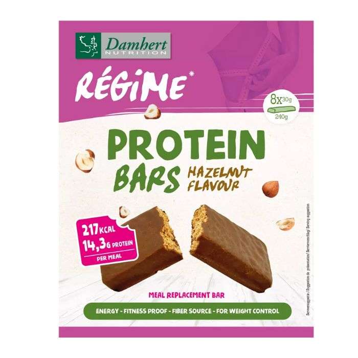 DAMHERT REGIME BARRES DE REPAS NOISETTES PACK DE 8