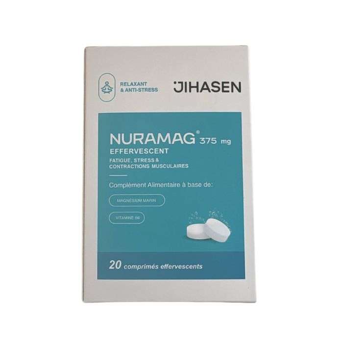 JIHASEN NURAMAG 375 MG 20 COMPRIMES EFFERVESCENTS