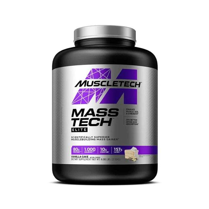 MUSCLETECH MASS TECH ELITE 2.72KG GOUT CAKE VANILLE