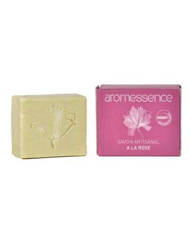 AROMESSENCE SAVON ARTISANAL A LA ROSE 120G