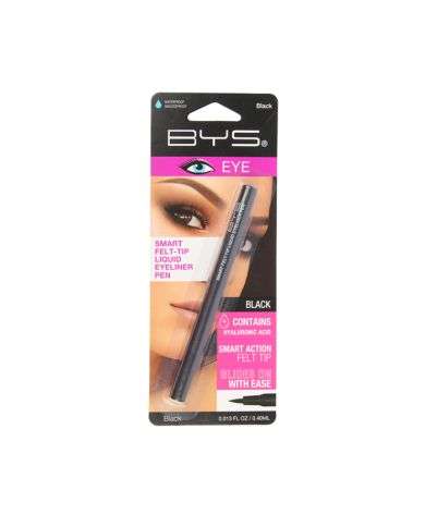 BYS EYE SMART FELT TIP EYELINER STYLO NOIR