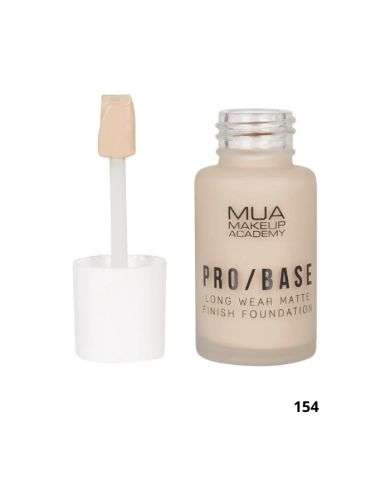 MUA PRO BASE LONG WEAR MATTE FINISH FOUNDATION  30 ML