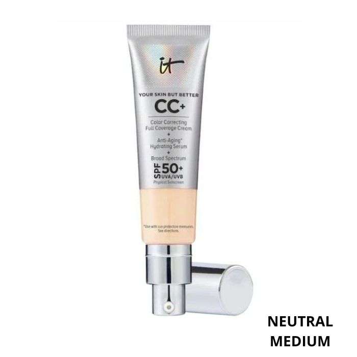 IT COSMETICS CC+ CRÈME CORRECTRICE SPF50+ HAUTE COUVRANCE FOND DE TEINT 32 ML
