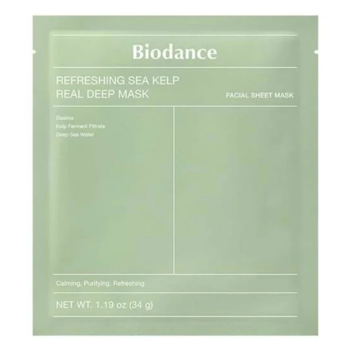 BIODANCE REFRESHING SEA KELP REAL DEEP MASK FACIAL SHEET