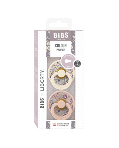 BIBS COLOUR NATURAL RUBBER TAILLE 2 SUCETTE 6 MOIS
