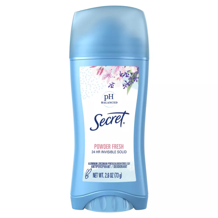 SECRET INVISIBLE SOLID POWDER FRESH DEODORANT 24H 73 G