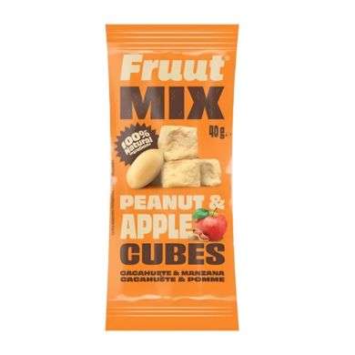 FRUUT MIX CUBES POMME ET CACAHUETE 40G