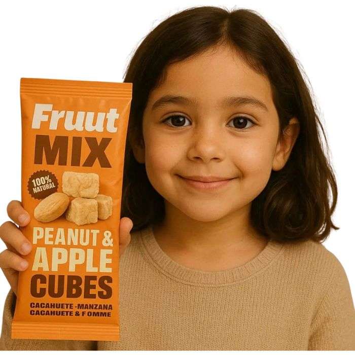 FRUUT MIX CUBES POMME ET CACAHUETE 40G