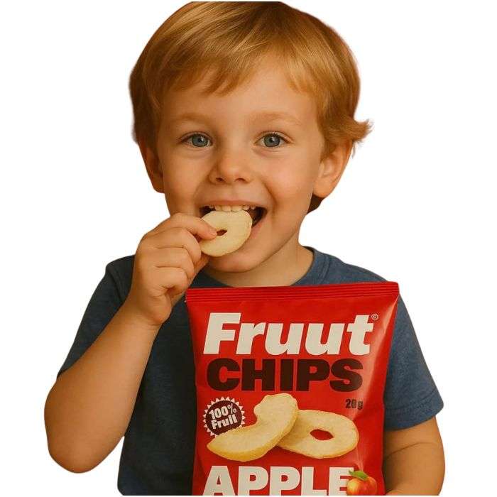 FRUUT CHIPS DE POMME ROUGE CROQUANTE 20G