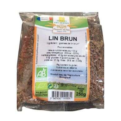 MOULIN DES MOINES LIN BRUN 250G