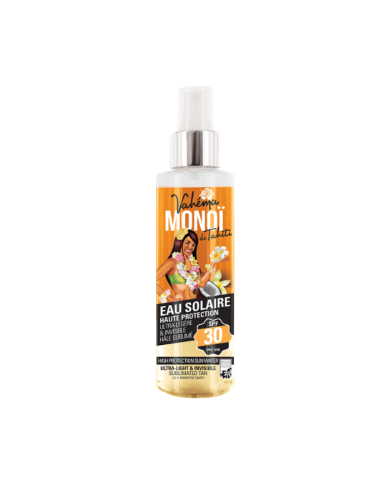 VAHEMA MANOI DE TAHITI EAU SOLAIRE SPF 30 HAUTE PROTECTION ULTRA LEGERE 140 ML