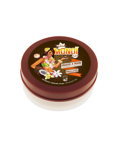 VAHEMA MANOI DE TAIHITI GRAISSE A TRAIRE PAILLETEE INTENSIF BRONZAGE 125 ML