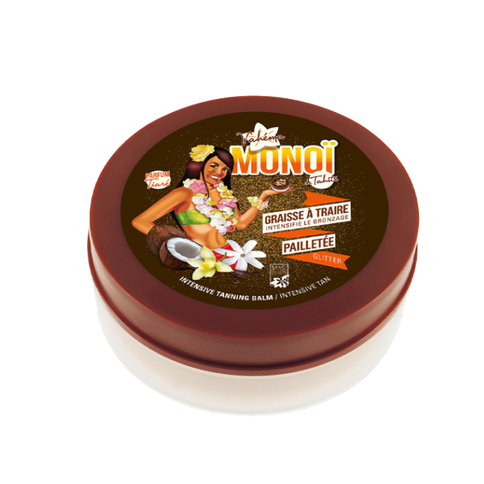 VAHEMA MANOI DE TAIHITI GRAISSE A TAIRE PAILLETEE INTENSIF BRONZAGE 125 ML