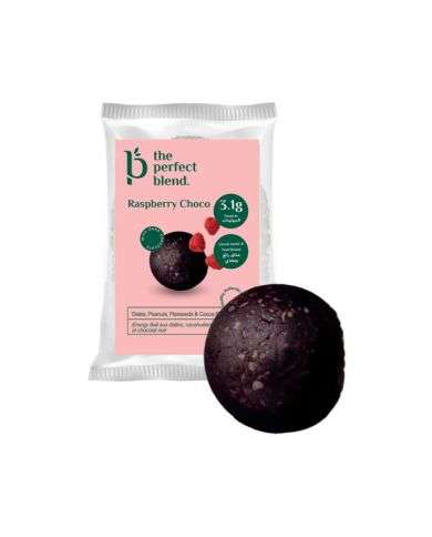 THE PERFECT BLEND ENERGY BALL RASPBERRY CHOCO