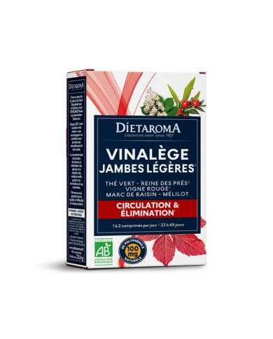 DIETAROMA VINALEGE JAMBES LEGERES 45 COMPRIMES