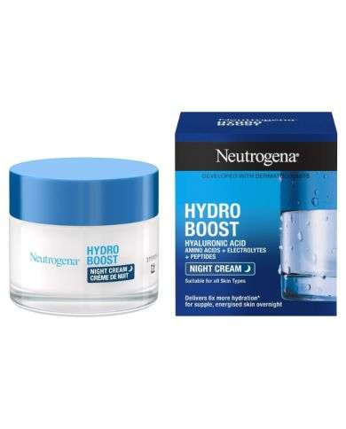 NEUTROGENA HYDRO BOOST CREME DE NUIT TOUS TYPES DE PEAUX 50ML