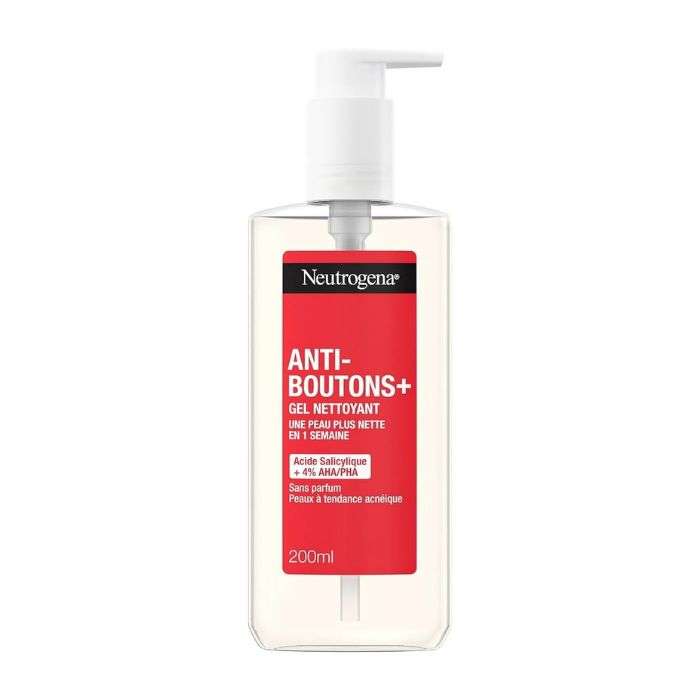 NEUTROGENA ANTI BOUTONS+ GEL NETTOYANT 200ML