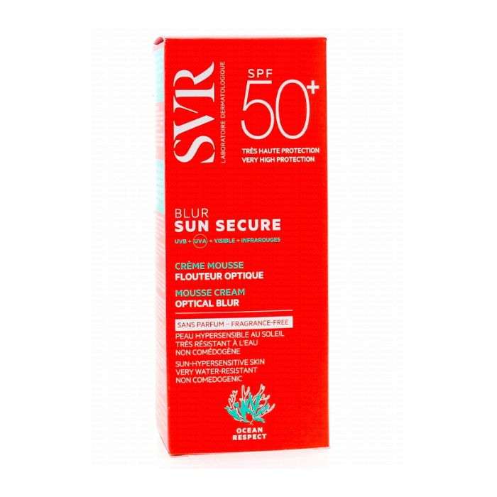 SVR BLUR SUN SECURE CREME MOUSSE SANS PARFUM 50ML