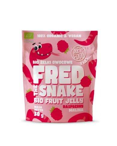 FRED SNAKE THE BIO FRUIT JELLY FRAMBOISE 30G