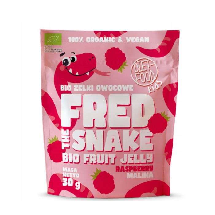 FRED SNAKE THE BIO FRUIT JELLY FRAMBOISE 30G