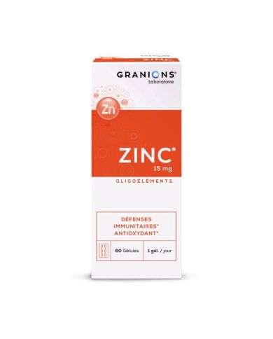 GRANIONS 1 ZINC 15MG 60 GELULES