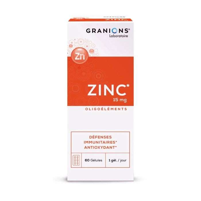GRANIONS ZING 15MG 60 GELULES
