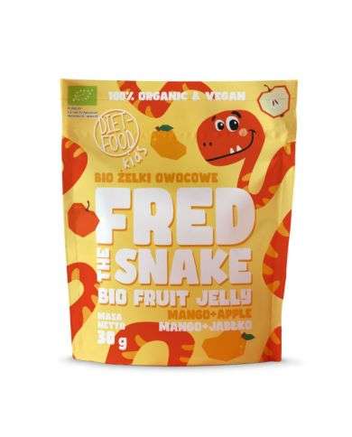 FRED SNAKE THE BIO FRUIT JELLY MANGUE ET POMME  30G