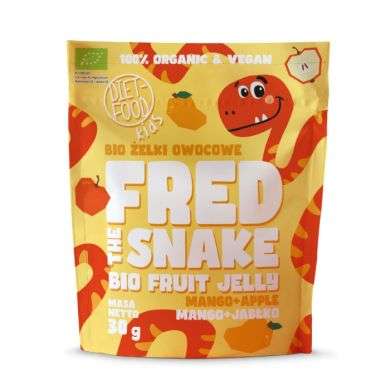 FRED SNAKE THE BIO FRUIT JELLY MANGUE ET POMME30G