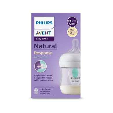 AVENT NATURAL RESPONSE BIBERON 0MOIS+ 125ML AIRFREE VENT