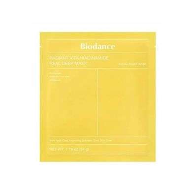 BIODANCE RADIANT VITA NIACINAMIDE REAL DEEP MASK 1 UNITE