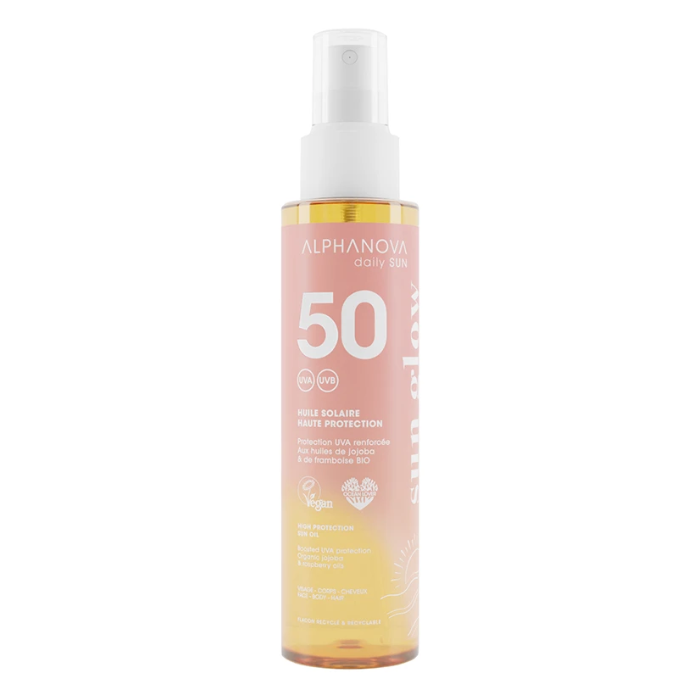 ALPHANOVA DAILY SUN SPF 50 HUILE SOLAIRE 125 ML