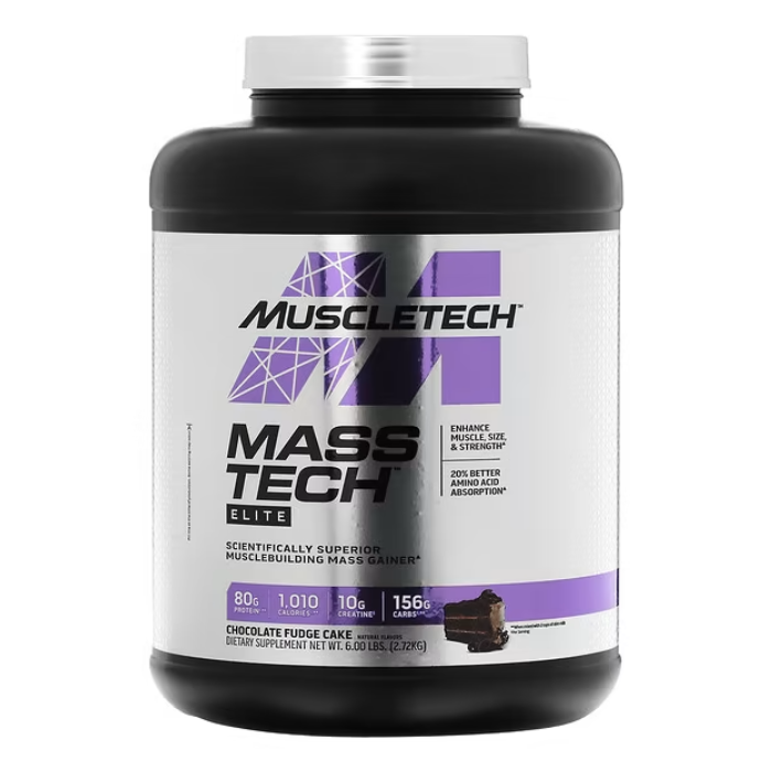 MUSCLETECH MASS TECH ELITE CHOCOLATE FUDGE CAKE 2.72 KG