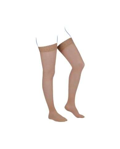 THUASNE VENOFLEX KOKOON ABSOLU BAS CUISSE DE COMPRESSION MEDICALE BEIGE NATUREL NORMAL