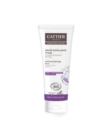 CATTIER GELEE EXFOLIANTE VISAGE ENZYME DE PAPAINE BAMBOO 75 ML