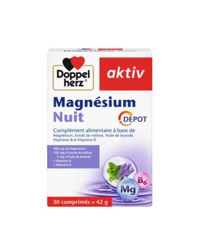 DOPPELHERZ AKTIV MAGNESIUM NUIT 30 COMPRIMES