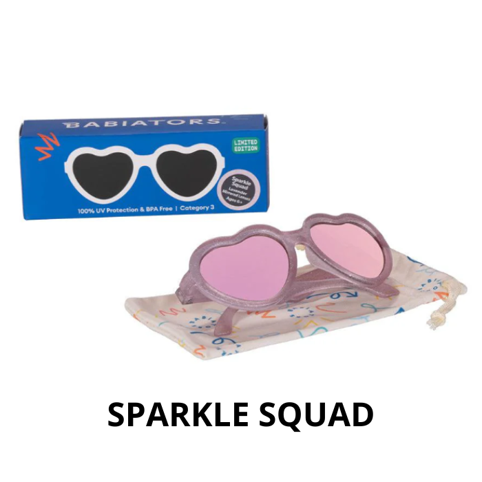 BABIATORS ORIGINALS HEARTS SUNGLASSES 3 A 5 ANS SPARKLE SQUAD