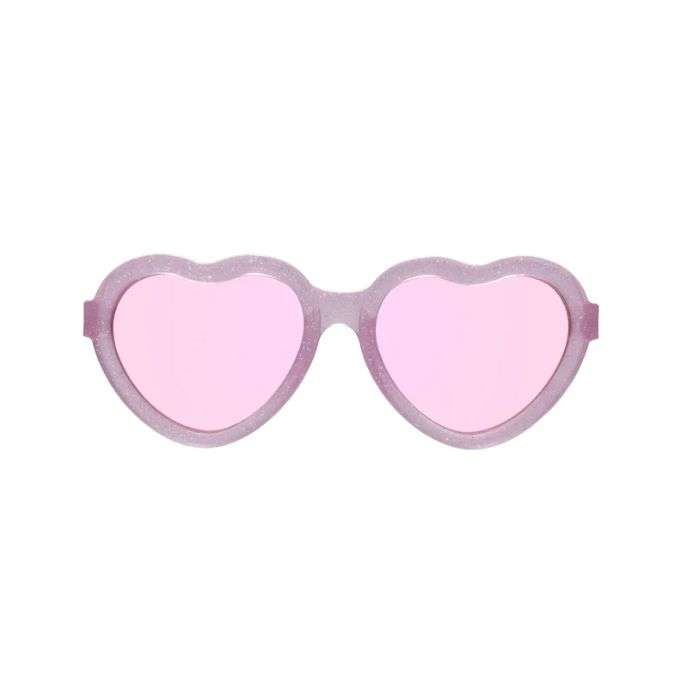 BABIATORS LUNETTE SOLAIRE ORIGINALS HEART SPARKLE SQUAD VERRES MIROIR LAVANDE AGE 6 ANS+