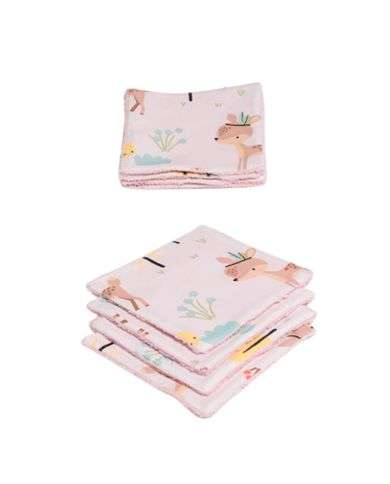 BAMBIDOU 8 LINGETTES LAVABLES BAMBI