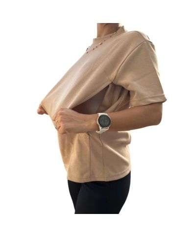 BAMBIDOU T SHIRT D'ALLAITEMENT CAMEL