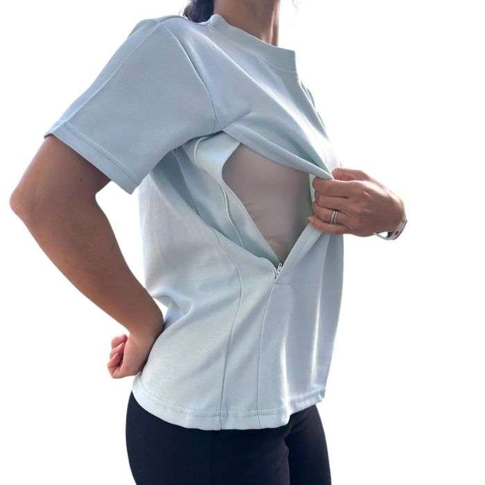 BAMBIDOU T SHIRT D'ALLAITEMENT VERT MENTHE