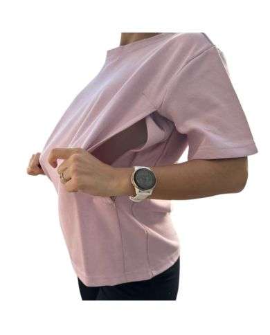 BAMBIDOU T SHIRT D'ALLAITEMENT ROSE