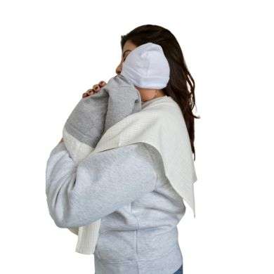 BAMBIDOU MAXI LANGE 100CM100CM IVOIRE A CARRE