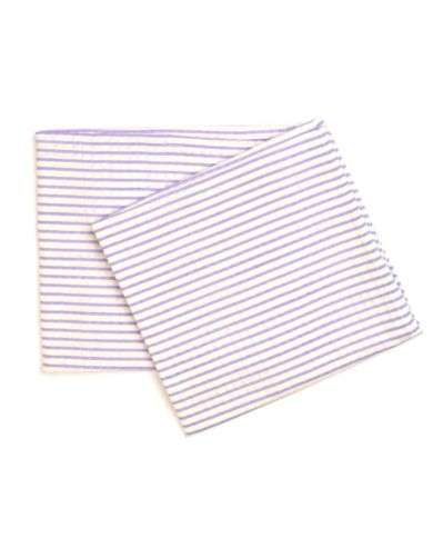 BAMBIDOU LOT 2 BAVOIRS EPAULE MINI LANGE CARREAUX VIOLET