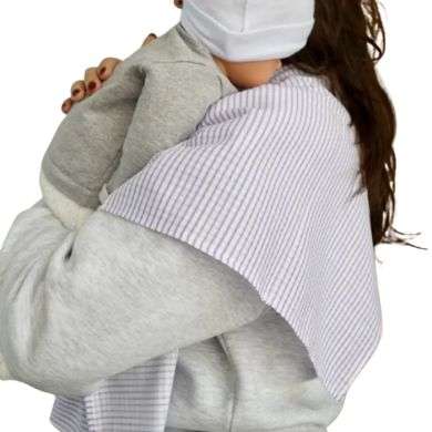 BAMBIDOU LOT 2 BAVOIRS EPAULE MINI LANGE CARREAUX VIOLET