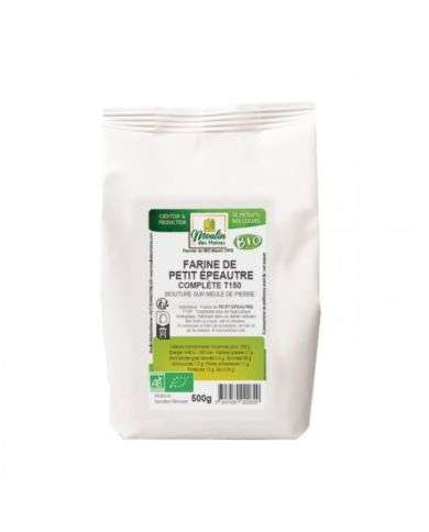 MOULIN DES MOINES BIO FARINE DE PETIT EPEAUTRE COMPLETE T 150 - 500G
