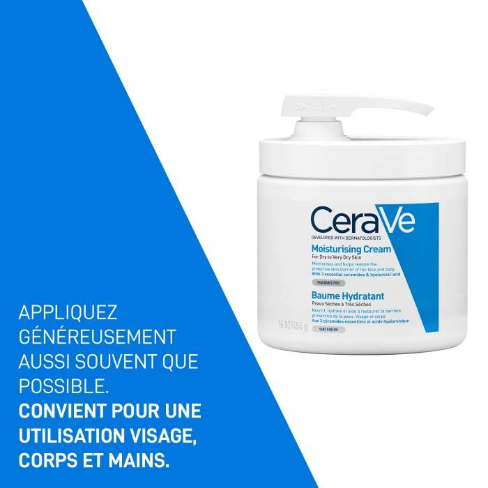 CERAVE BAUME HYDRATANT AVEC POMPE 454 G