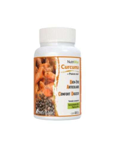 NUTRIMAX CURCUMA + POIVRE NOIR 60 GELULES