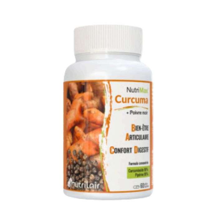 NUTRIMAX CURCUMA + POIVRE NOIR 60 GELULES
